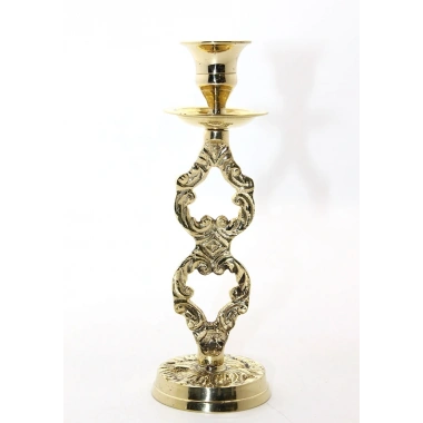 Tekli Pirinç Şamdan Model 4