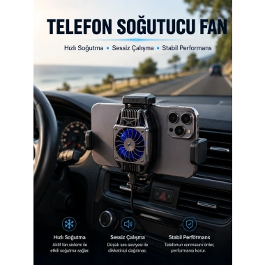 Telefon Soğutucu Fan Aktif Soğutma Sistemi ile Güçlü Performans