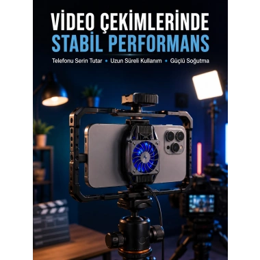 Telefon Soğutucu Fan Uzun Süreli Kullanım