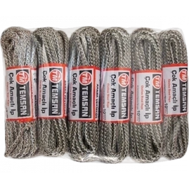 Temsan 10 Mt Çok Amaçlı İp 12li