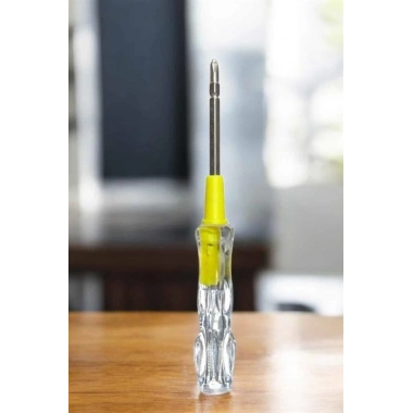 Test Cihazı Kontrol Kalemi Çift Başlıklı Şeffaf Elektrik Testi