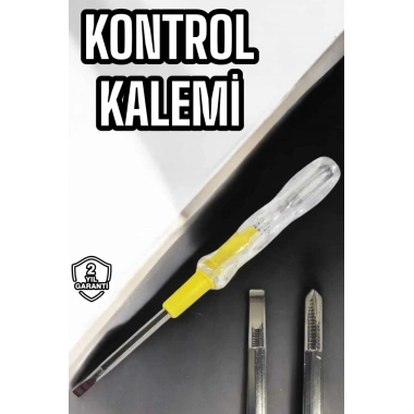 Test Cihazı Kontrol Kalemi Çift Başlıklı Şeffaf Elektrik Testi