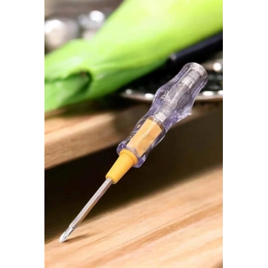 Test Cihazı Kontrol Kalemi Çift Başlıklı Şeffaf Elektrik Testi