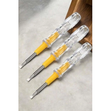 Test Cihazı Kontrol Kalemi Çift Başlıklı Şeffaf Elektrik Testi