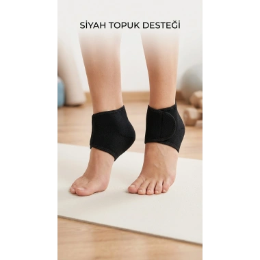Topuk Destekli Silikon Tabanlı Ortopedik Çorap Seti - Ayak Rahatlığı