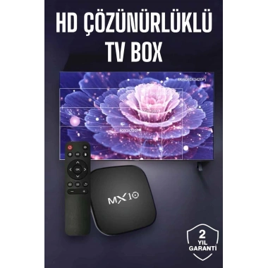 TV Box Android Uyumlu 4 Çekirdekli WİFİ Bağlantılı 4K