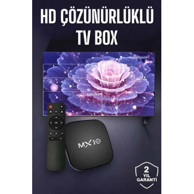 TV Box Android Uyumlu 4 Çekirdekli WİFİ Bağlantılı 4K