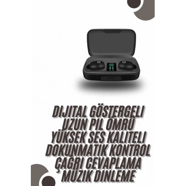 TWS Bluetooth Kulaklık 5.0 Bluetooth Bağlantılı Dokunmatik Kontrol Özelliği