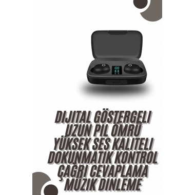 TWS Bluetooth Kulaklık 5.0 Bluetooth Bağlantılı Dokunmatik Kontrol Özelliği