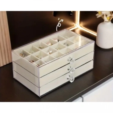 Üç Katlı Takı Organizeri