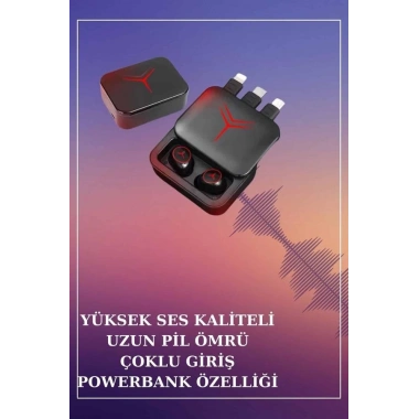 Ucuz Kaliteli Akıllı Saat ve Powerbank Bluetooth Kulaklık 5.1 Stereo ANC Özelliği