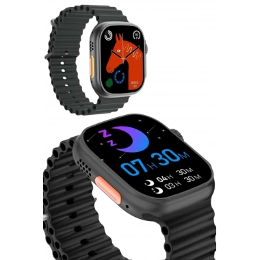 Ultra Akıllı Saat 49 Mm Çift Kordonlu Arama Cevaplama Bluetooth Bağlantılı