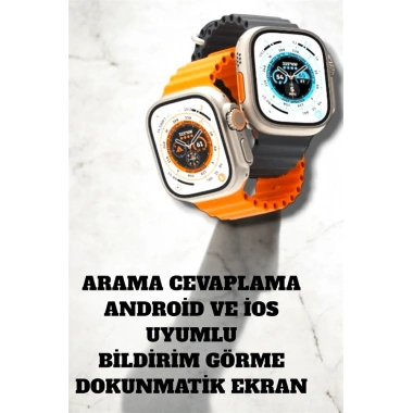 Uyku ve Nabız Takipli, Wireless Şarjlı Akıllı Saat Android ve iOS Uyumlu