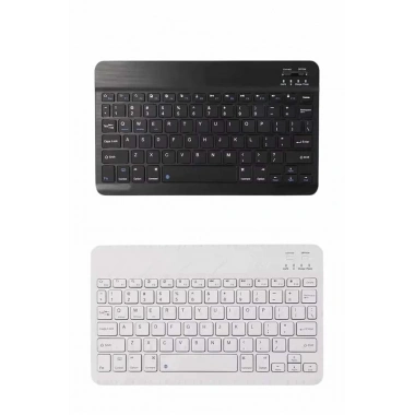 Uyumlu Kablosuz Bluetooth Şarj Edilebilir Mini Q Klavye