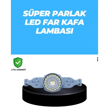 Uzun Pil Ömürlü Kamp ve Dağcılık Kafa Lambası