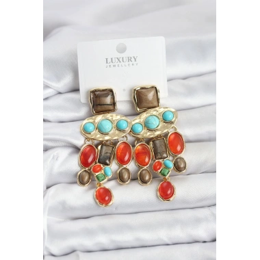 Vintage Sallantılı Kadın Küpe