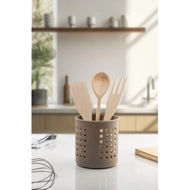 Vizon Silindir Dik Kaşıklık &  Tezgah Üstü Düzenleyici & Servis Standı