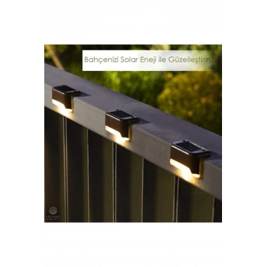 WaterProof Solar Merdiven Lambası 4 Adet