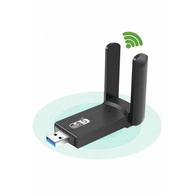 Wifi Alıcı Dual Band Usb 3.0 Adaptör Kablosuz Windows 7/8/10/11