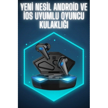 Wireless Gaming Kulaklık Mikrofonlu Bluetooth Oyuncu Kulaklığı