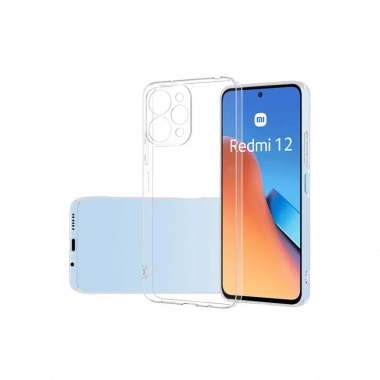 Xiaomi Redmi 12 Kılıf Lüx Şeffaf Silikon