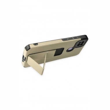 Xiaomi Redmi 9C Kılıf Mega Standlı Silikon - Gold