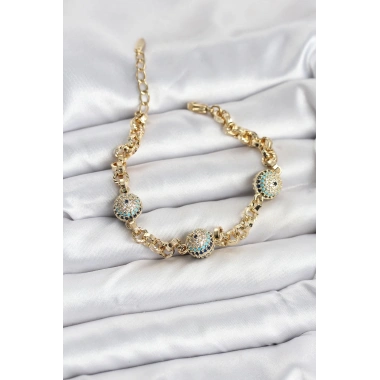 Xuping VIP Nazarlı Gold Renk Bileklik