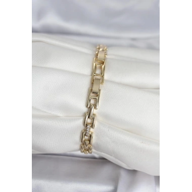 Xuping Zincir Model Gold Renk Kadın Bileklik