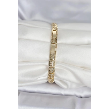 Xuping Zirkon Taşlı Gold Renk Kadın Bileklik
