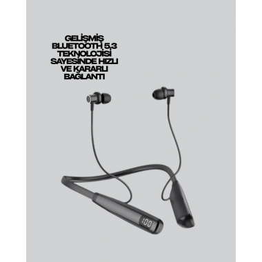 Y12 Bluetooth Kablosuz Kulaklık – LCD Pil Ekranı, Kompozit Diyafram, Dokunmatik Panel
