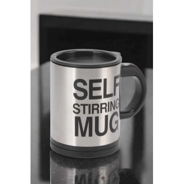 Yazılı Mug Kupa Karıştırıcı Özelliği Ve Paslanmaz Çelik
