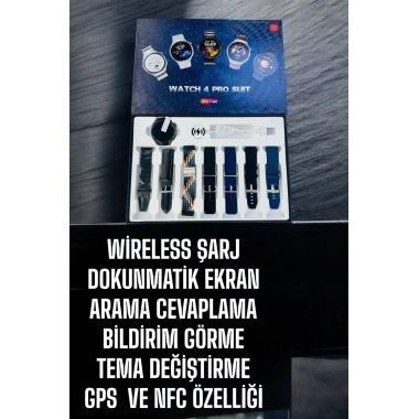 Yeni Model Akıllı Saat Bluetooth Bağlantılı NFC ve GPS Uyumlu