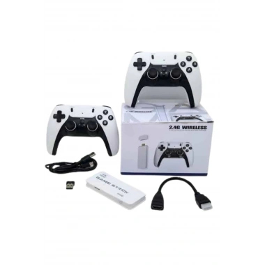 yeni nesil 3D 4K 2000 Oyunlu Game Stick Oyun Konsolu Çift Konsol