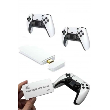 yeni nesil 3D 4K 2000 Oyunlu Game Stick Oyun Konsolu Çift Konsol