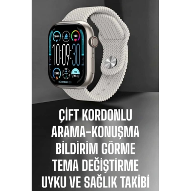 Yeni Nesil Akıllı Saat Arama Cevaplama GPS Takibi Adımsayar NFC Özelliği