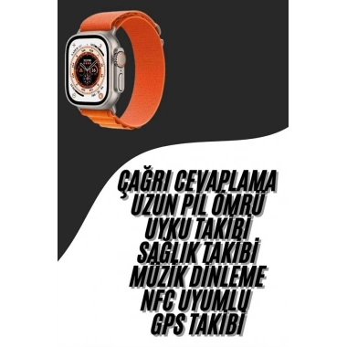 Yeni Nesil Akıllı Saat Çok Yönlü Titreşimli 49 MM Android ve İOS Uyumlu