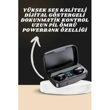 Yeni Nesil Akıllı Saat ve Bluetooth Kulaklık Kampanyası Dokunmatik Kare 7 Kordonlu