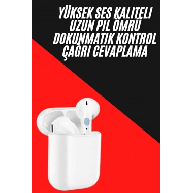 Yeni Nesil Çift Mikrofonlu Dokunmatik Kablosuz Bluetooth Kulaklık