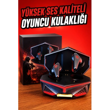 Yeni Nesil Oyuncu Kulaklığı Gürültü Önleyici Uzun Pil Ömrü Bluetooth Bağlantılı