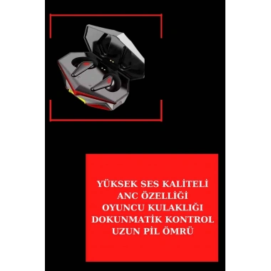 Yeni Nesil Pembe Dokunmatik Ekran Akıllı Saat ve Oyuncu Kulaklığı Kablosuz Bluetooth Kulaklık