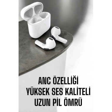 Yeni Nesil Pro Bluetooth Kulaklık Uzun Pil Ömrü Beyaz