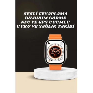 Yeni Nesil Ultra Akıllı Saat Adımsayar Uyku Takibi Nabız Sensörü