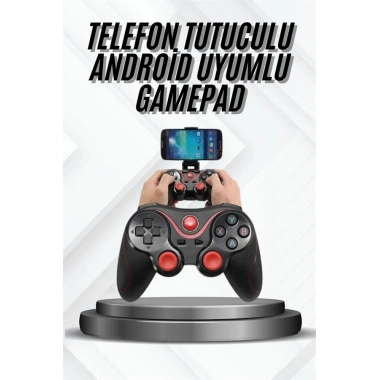 Yeni Nesil X3 Gamepad Android Uyumlu Telefon Tutucu Özellikli Joystick