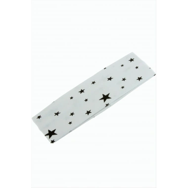 Yıldız Kalp Desenli Saç Bandı 6 cm