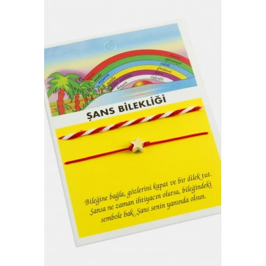 Yıldız Şans İp Bileklik