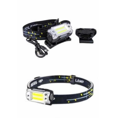Yüksek Işıklı Şarjlı ve Sensörlü LED Kafa Lambası Kamp Lambası