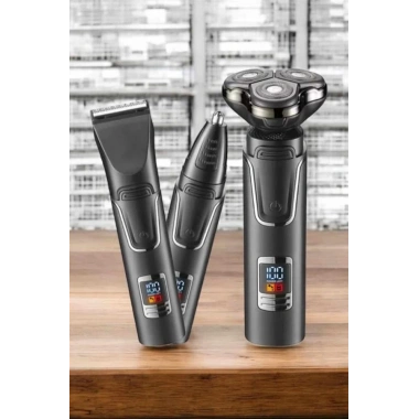 Yüksek Performanslı 3 Başlıklı Profesyonel Tıraş Makinesi