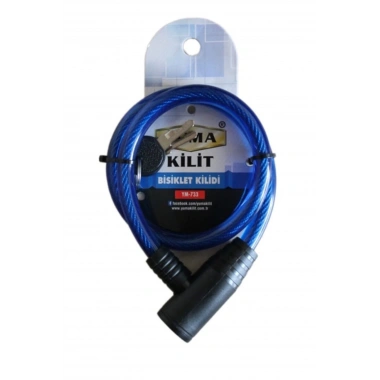 Yuma Ym-733 Mavi 65 Cm Bisiklet Kilidi