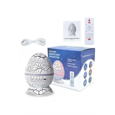 Yumurta Şeklinde Su Dalgalı Bluetooth Speaker Lamba Renkli Şarjlı