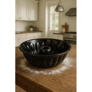 Yuvarlak Emaye Kek Kalıbı 28 cm Fırın Pasta Tart Ekmek Kalıbı